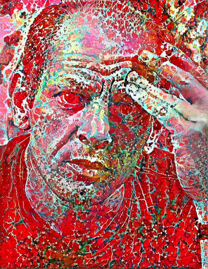 Jackson Pollock in Red