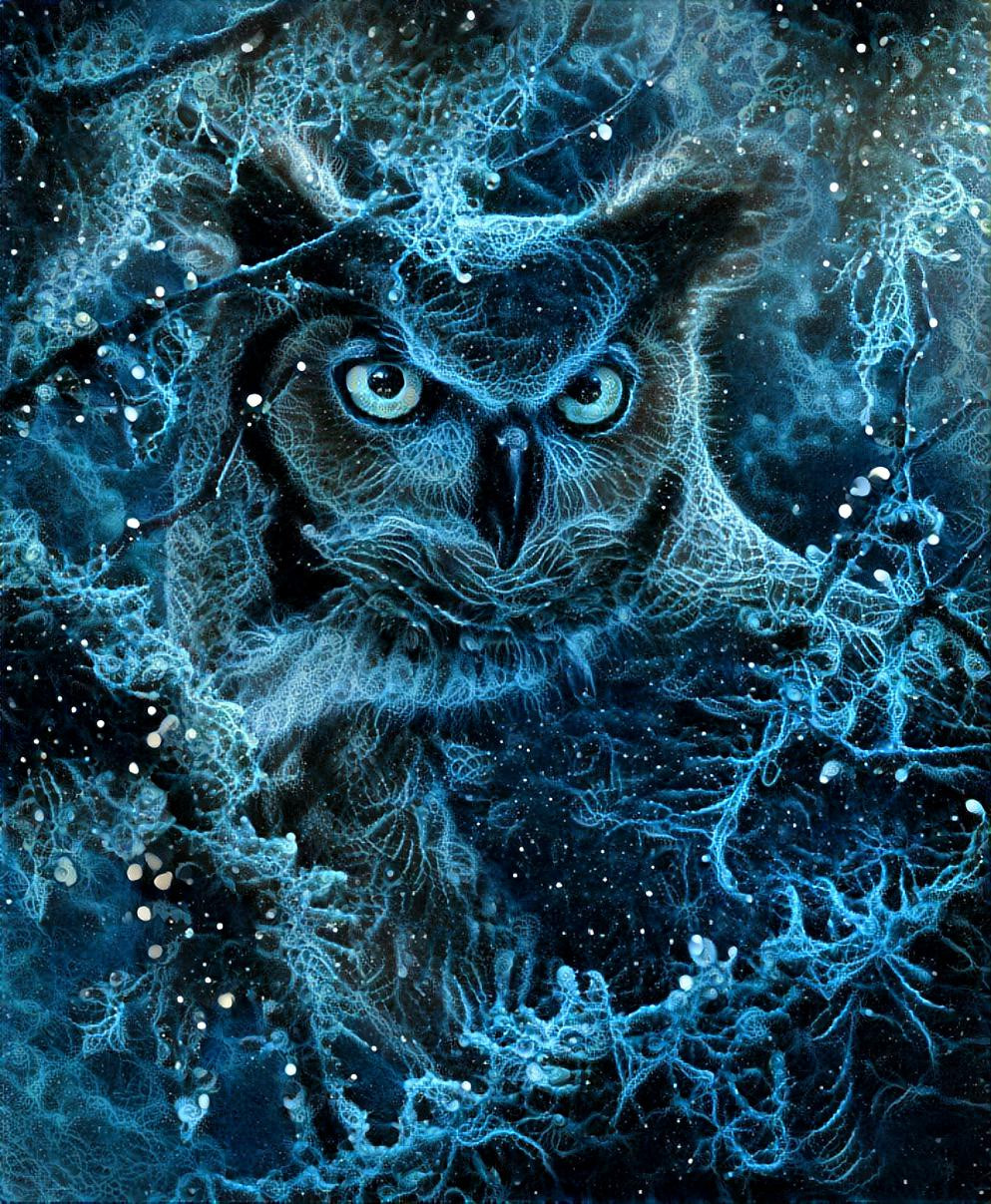 Energy-woven owl