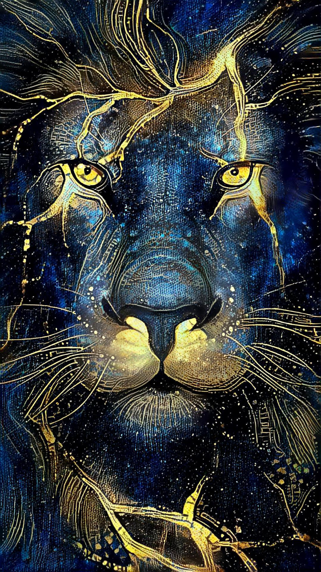 Illuminated Lion