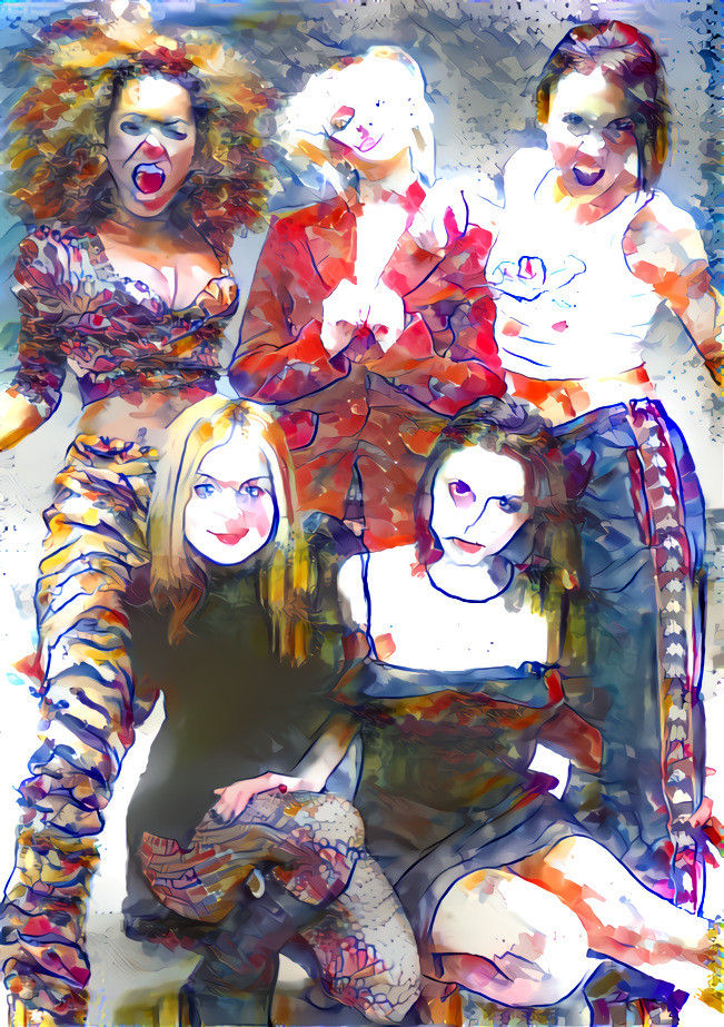 spice girls painting