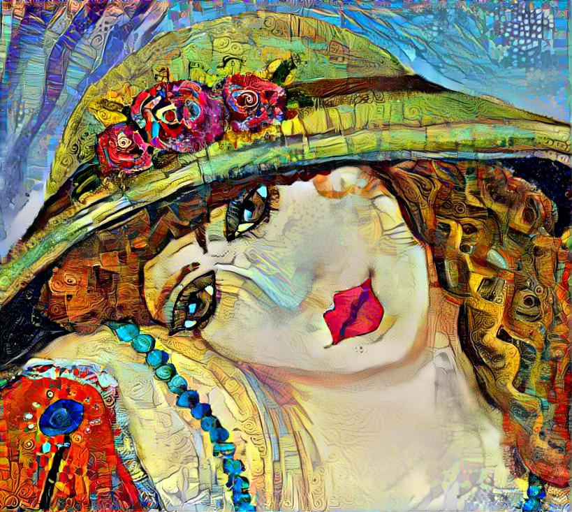 Lady with hat 