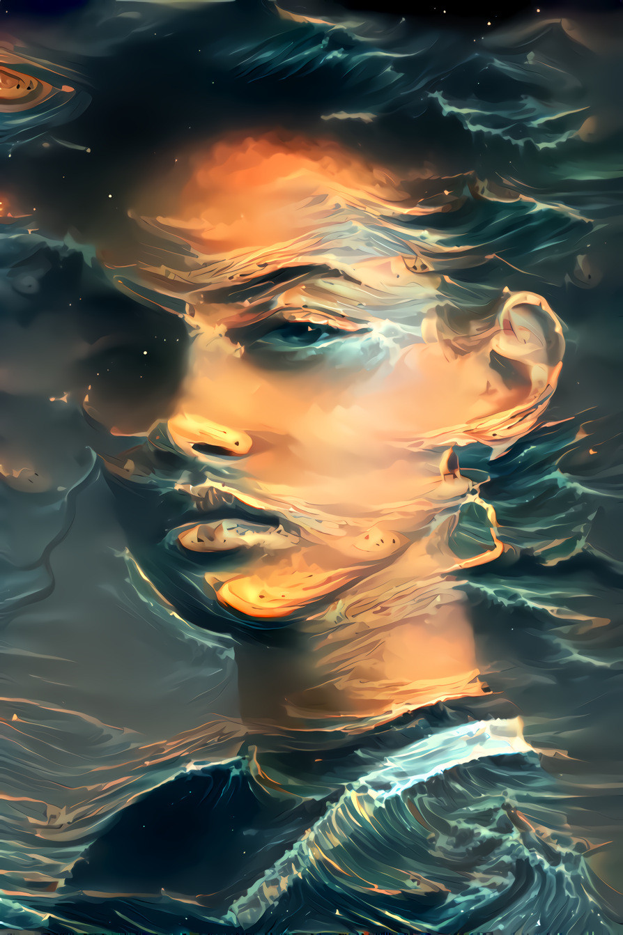 Water and Fire Portrait