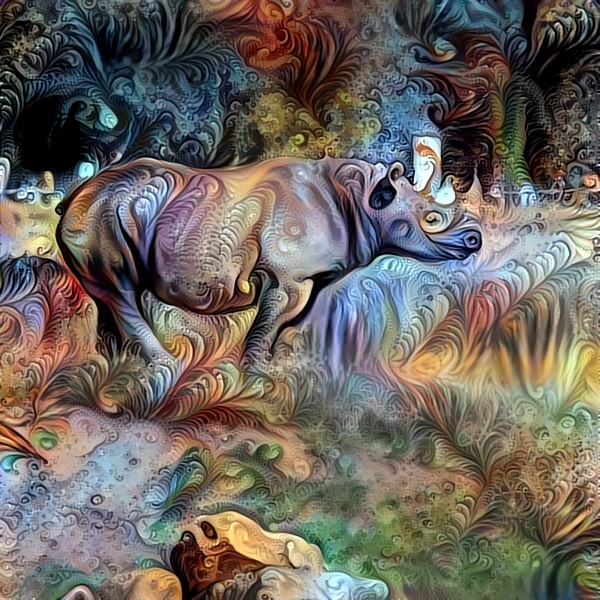 Psychedlic Rhino
