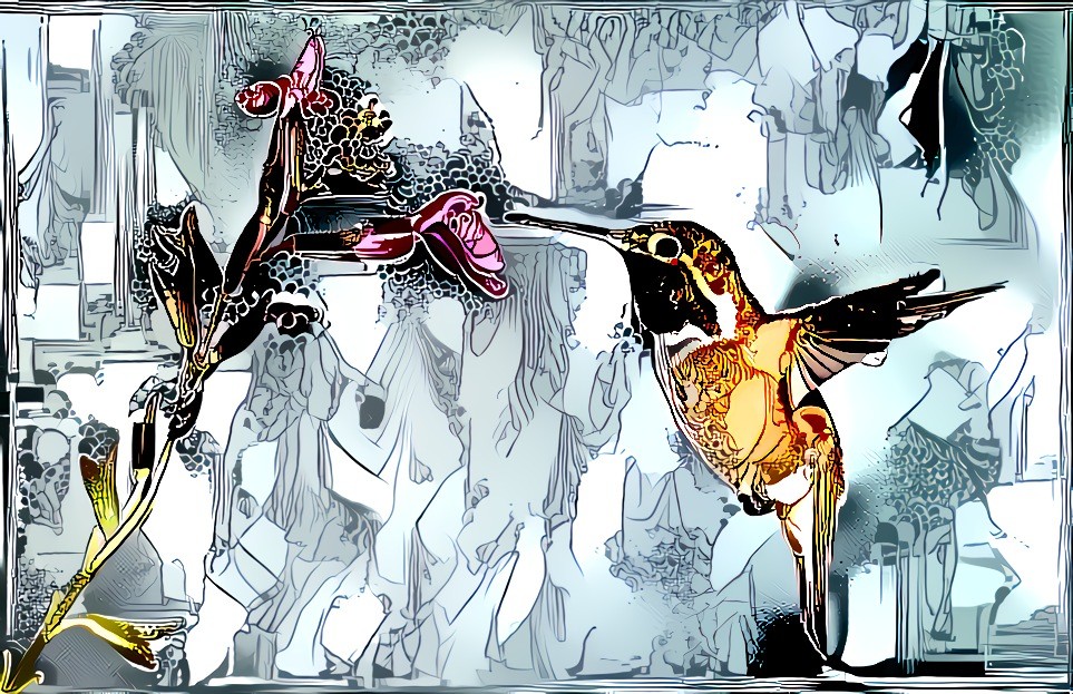 Aubrey Beardsley Hummingbird