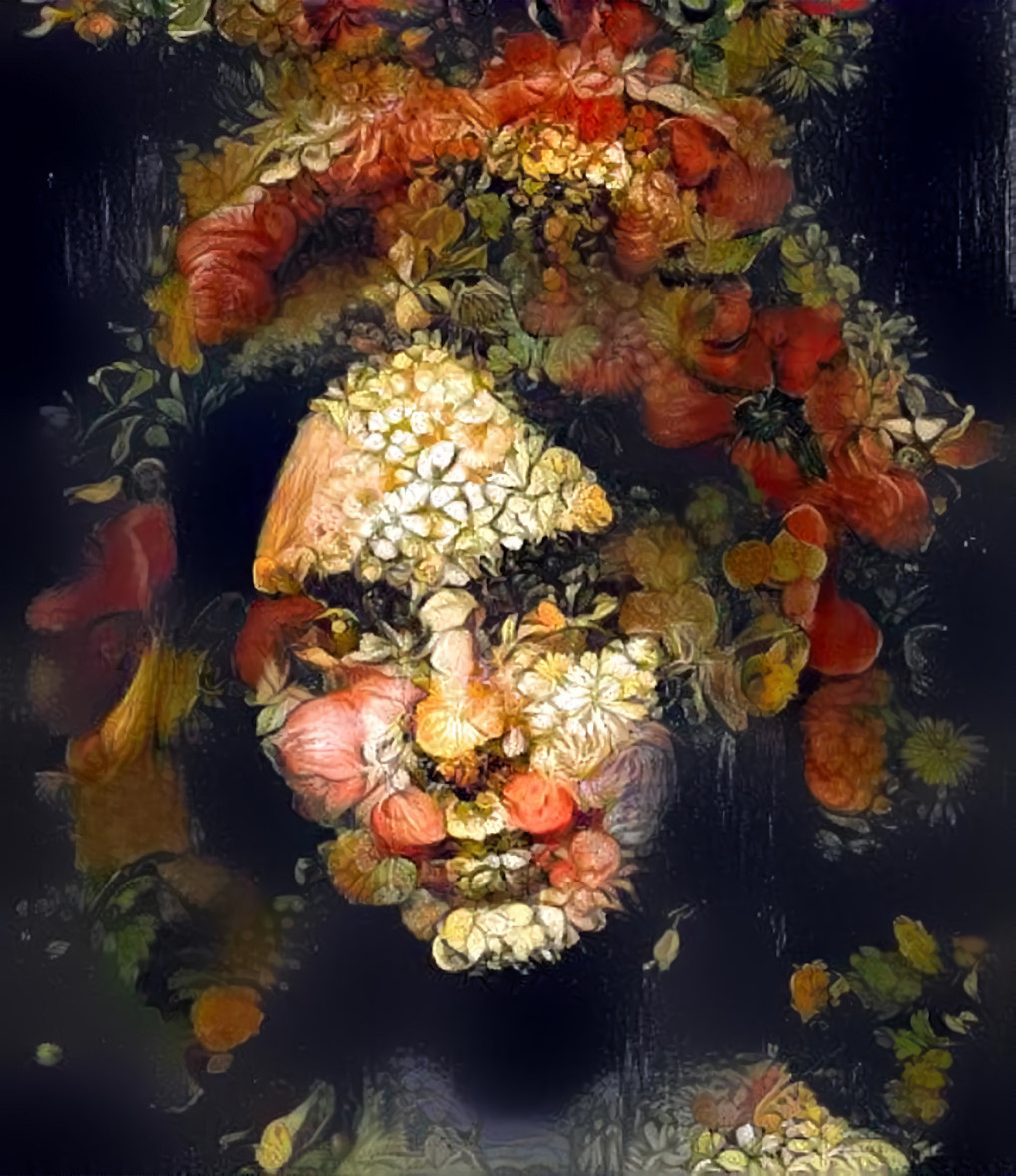 arcimboldo flower lady