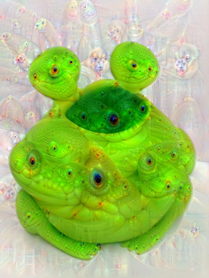 3D Dreamed Frog