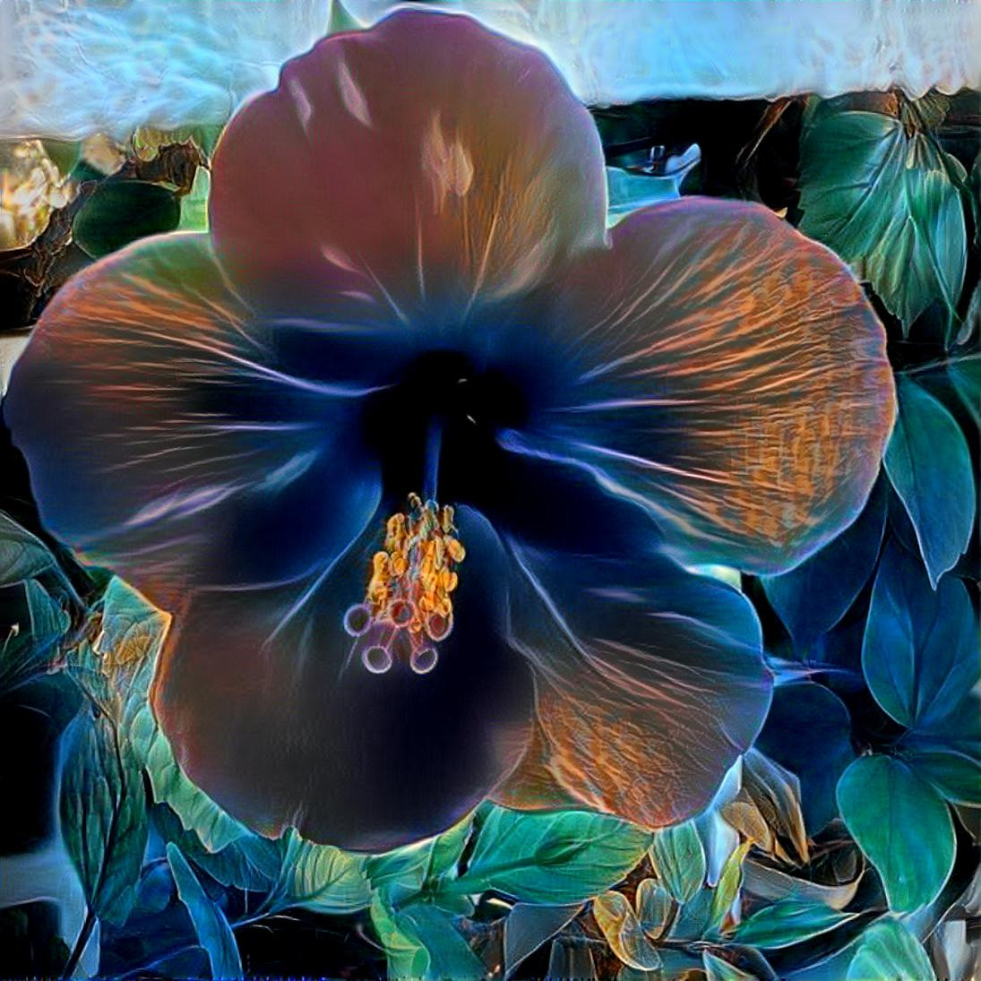 fleur bleu by Tyna