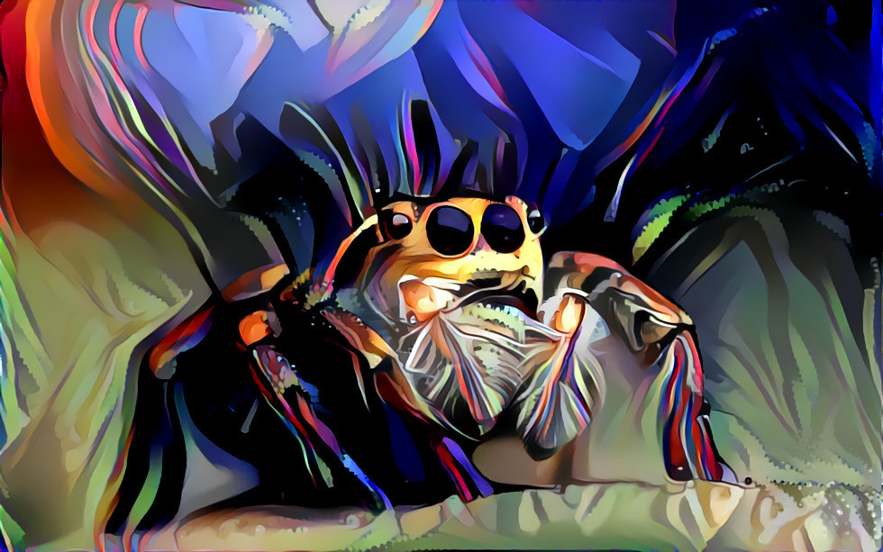 Jumpy the spider