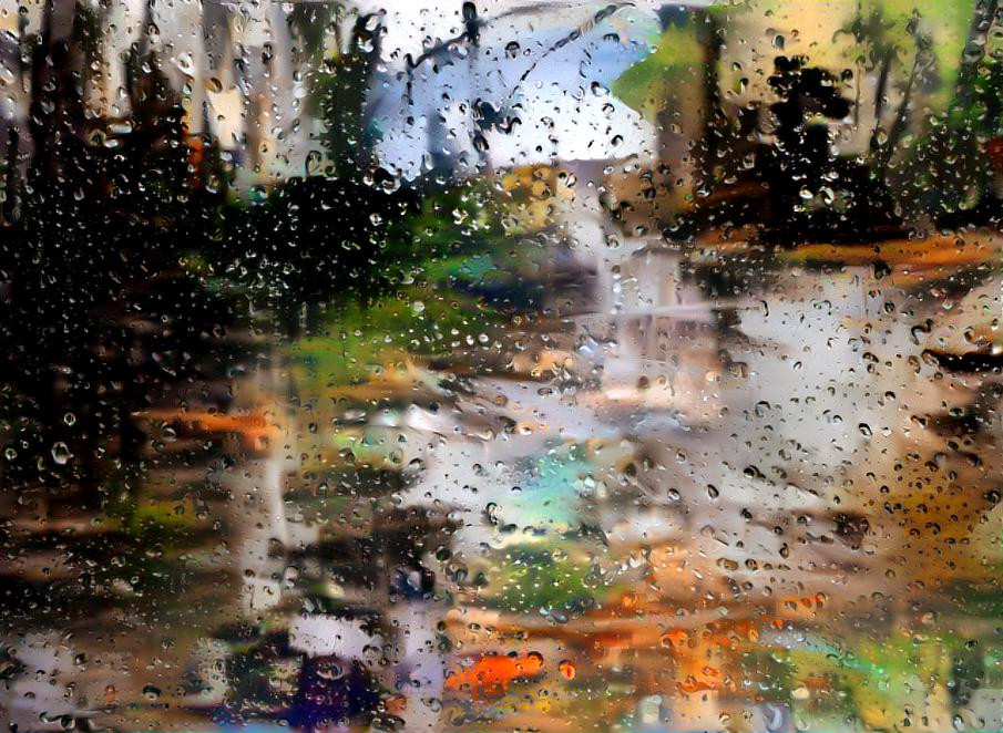 Abstract raindrops 
