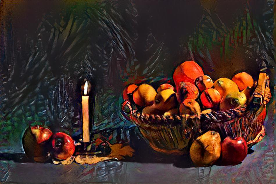 Still Life with Candle.  