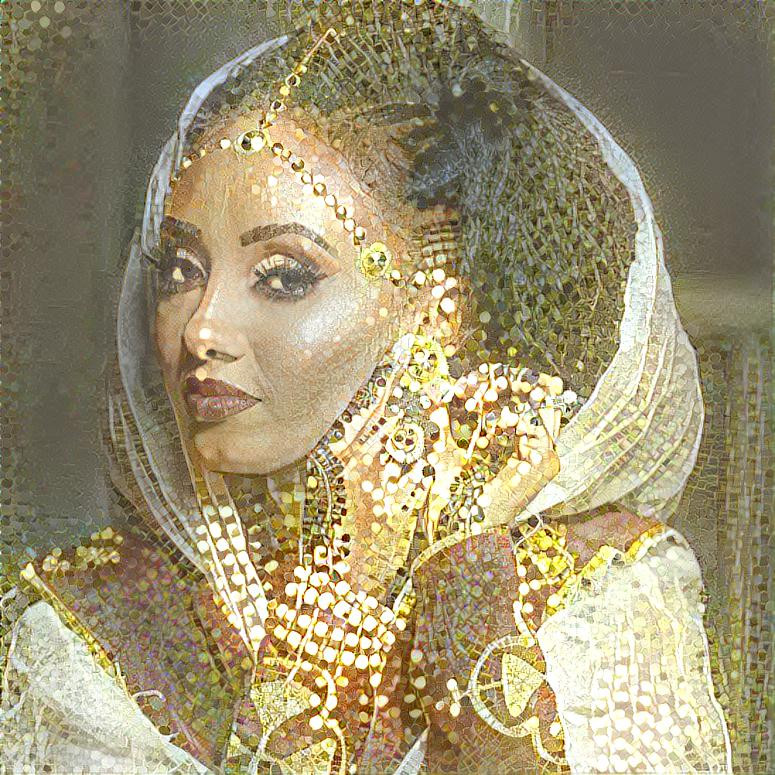 Ethiopian lady in a traditional dress