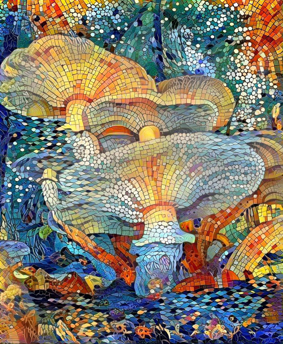 Mosaic Mushrooms 