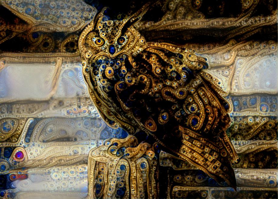 Bejewelled Owl  (photo by me)