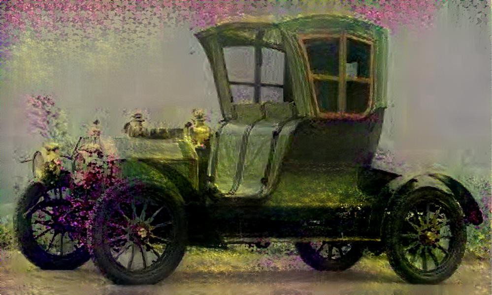 Antique Car Green