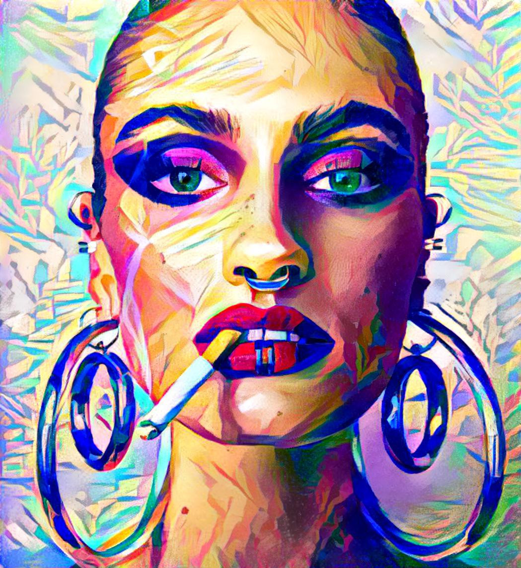 face and colors