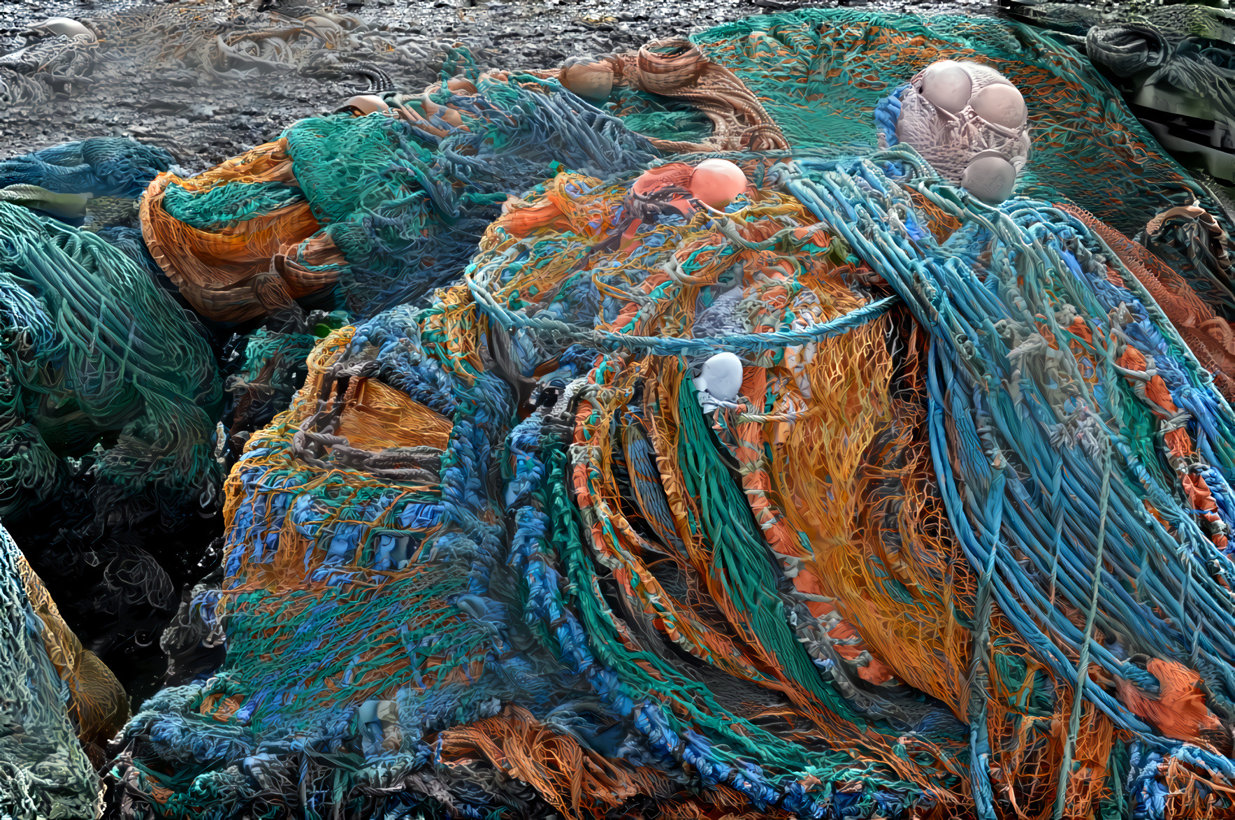 Net Fishing Colors, Scotland