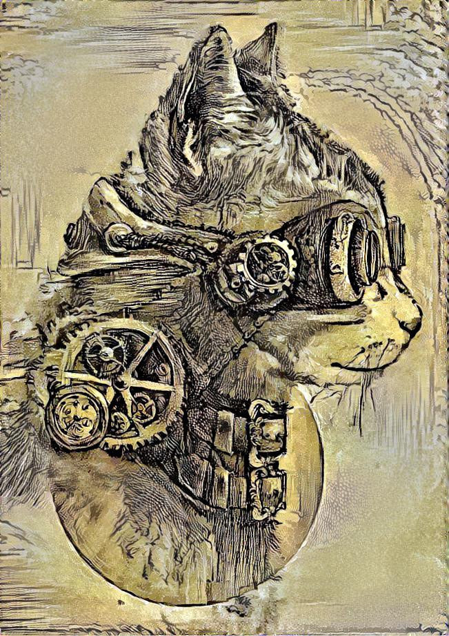 Steampunk Cat #1