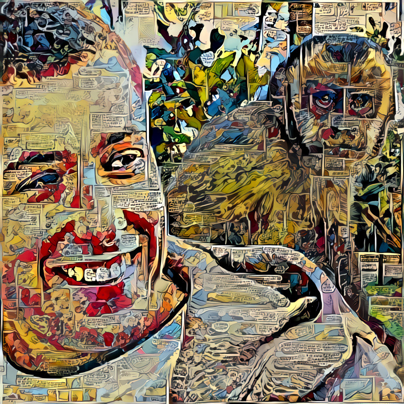 adam sandler, small monkey on shoulder, cartoon