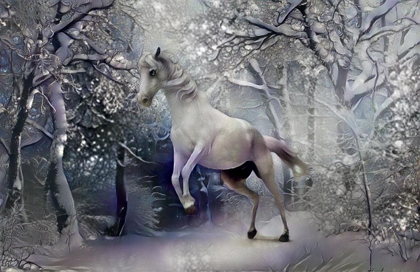 Magical Snow Horse 