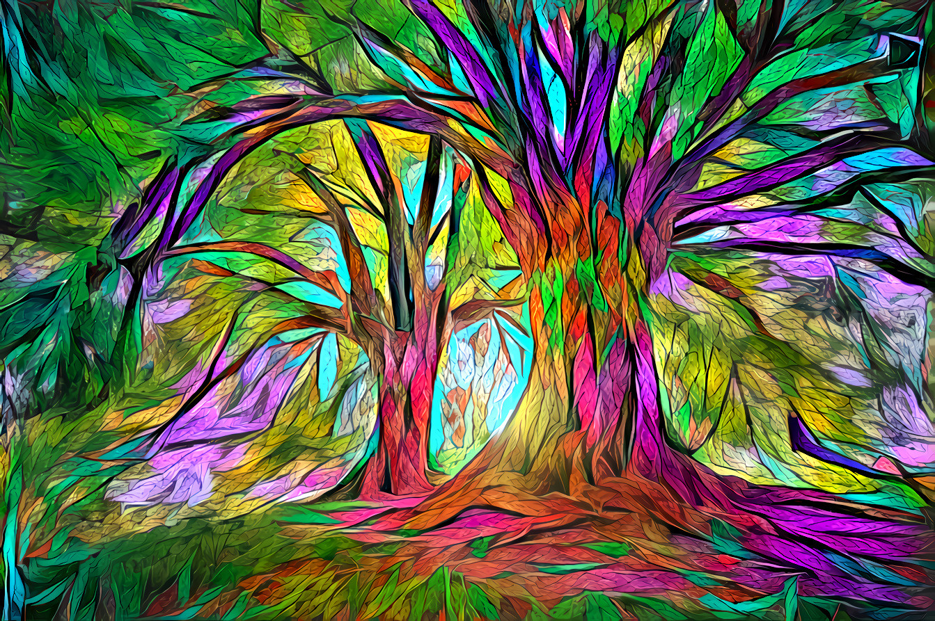 Multicoloured branches