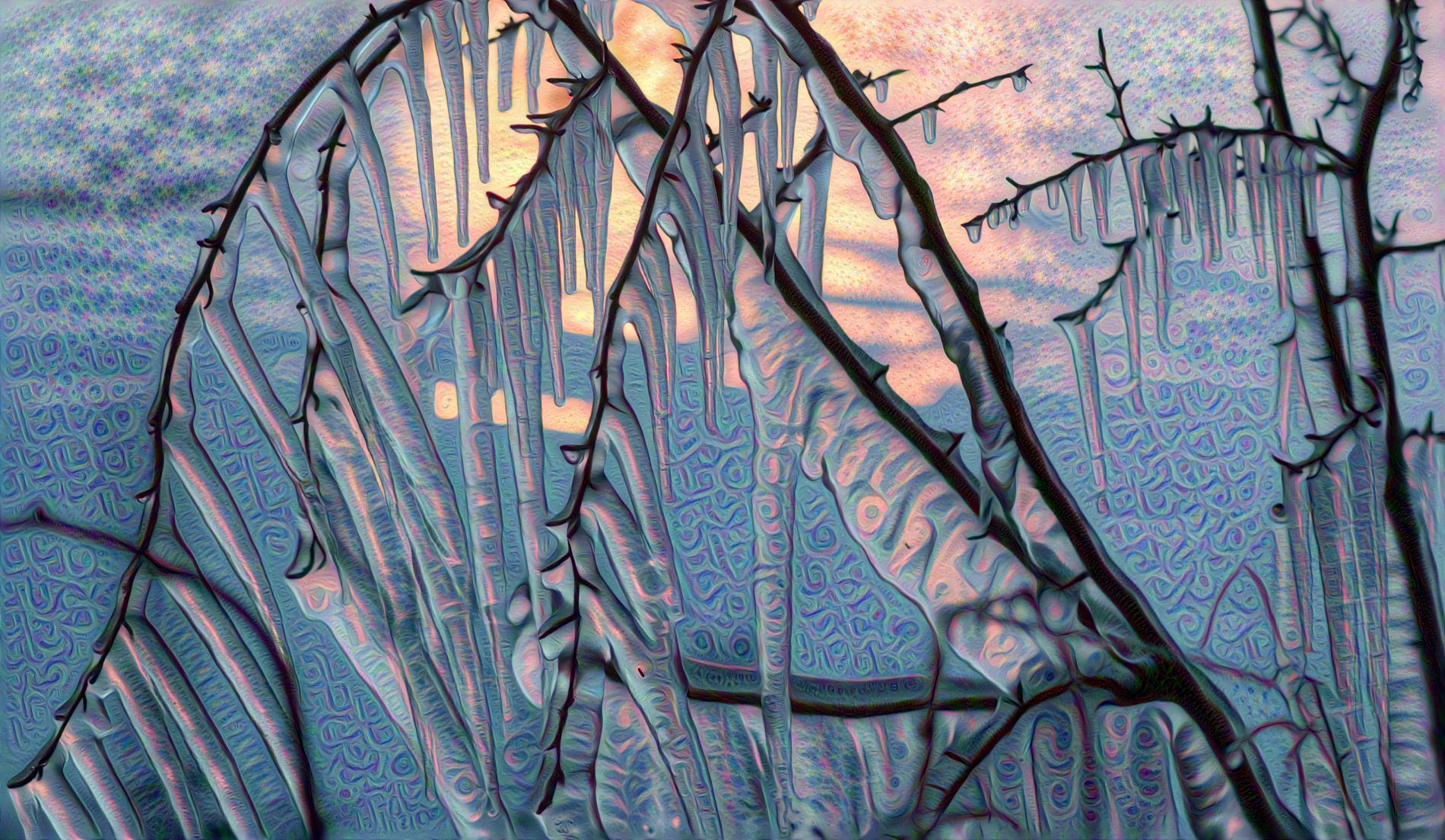 Sunset Icicle Branch