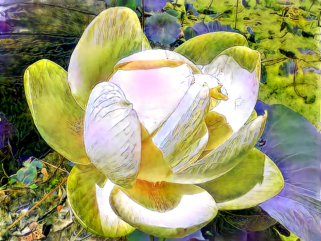 Water Lily.  Source is my own photo.