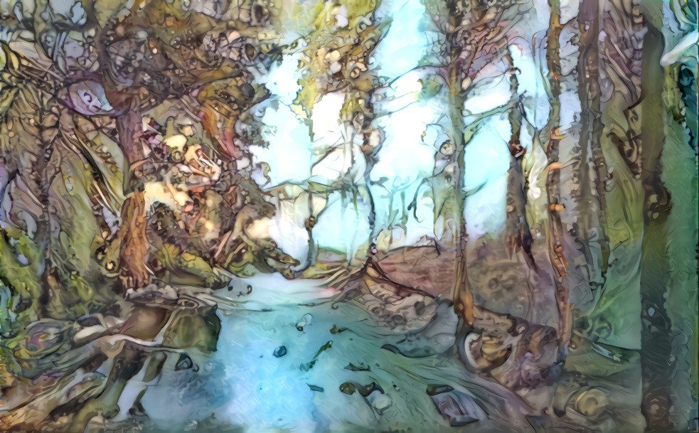Fairytale Forest in the Style of Edmund Dulac