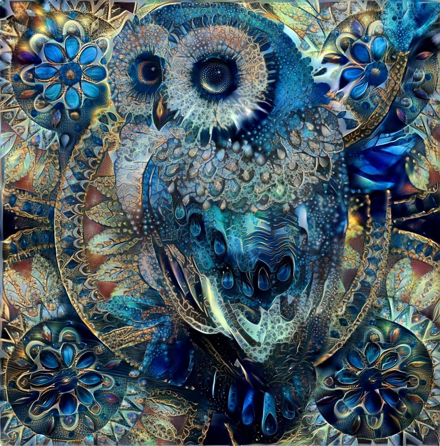 Owl In Jewels