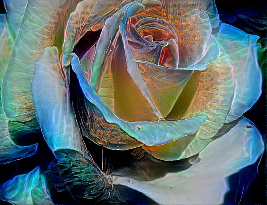 Glowing Color Rose