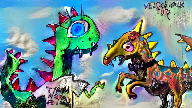 Tyrannosaurus Retard & Velocekacktor