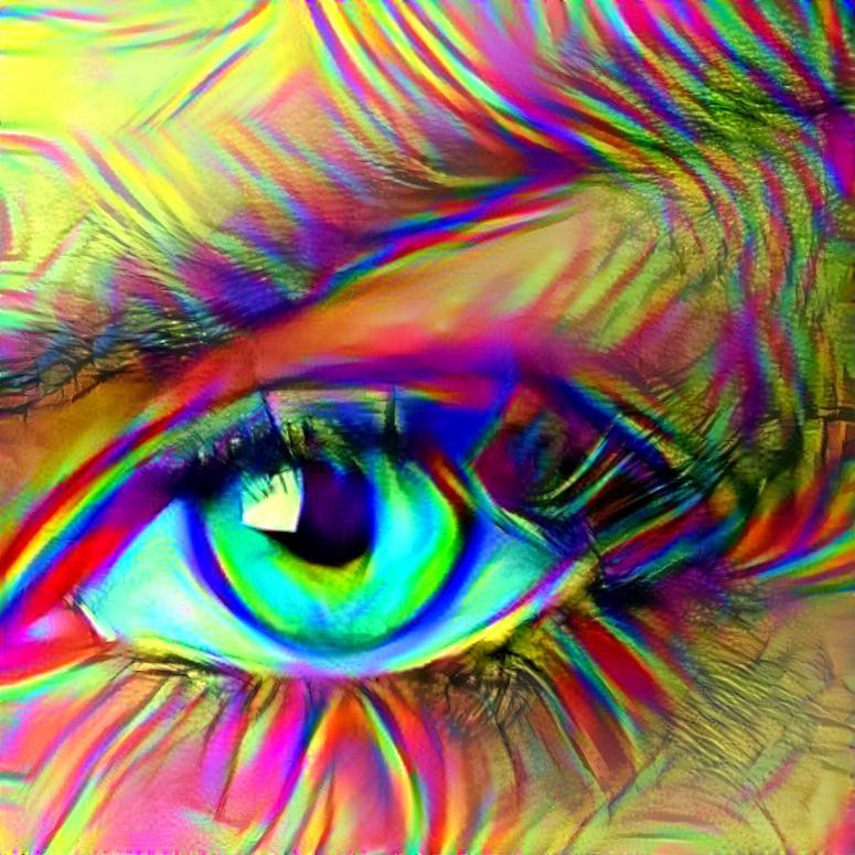 Eye of colors