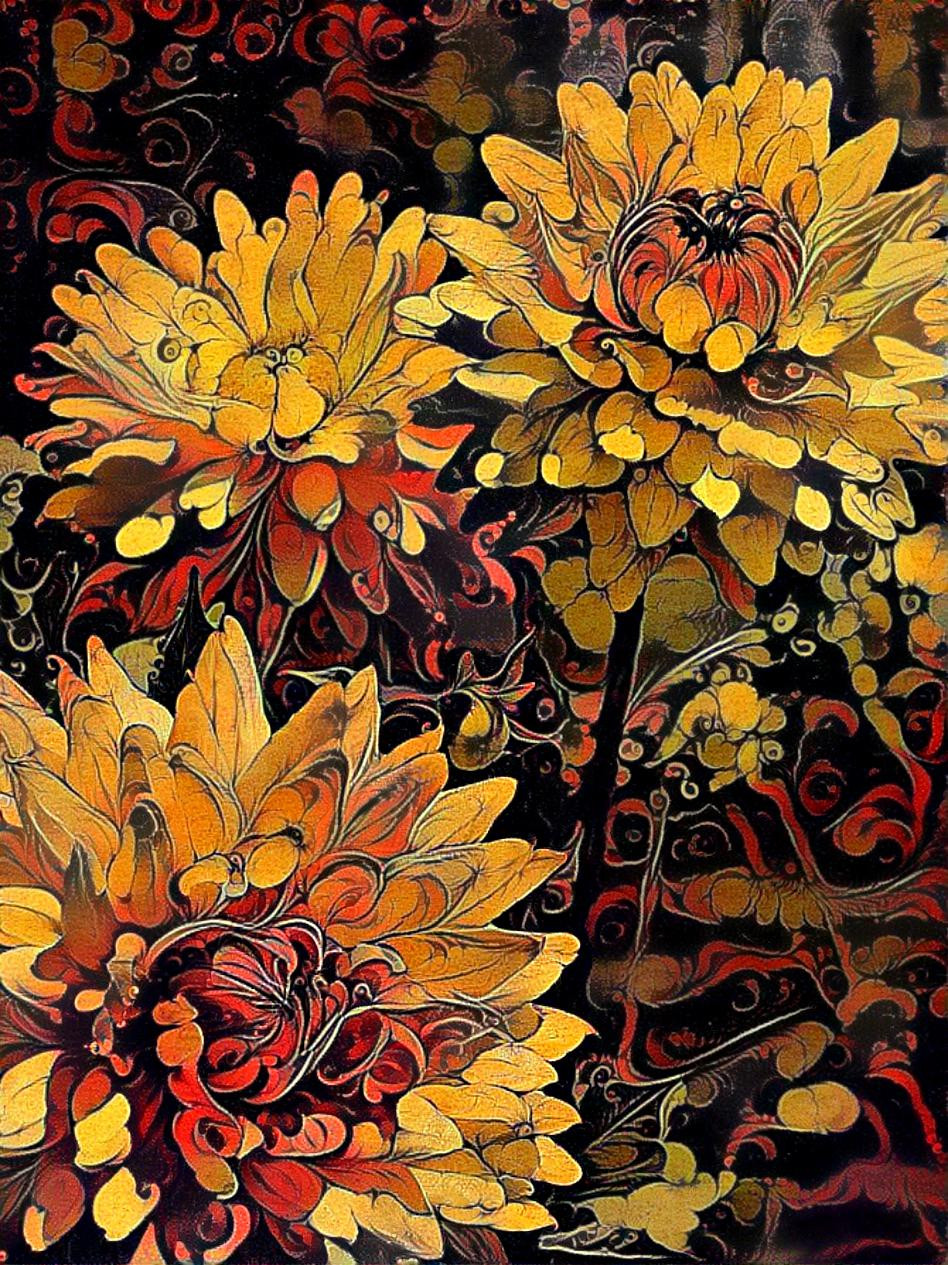 Dahlia Tapestry