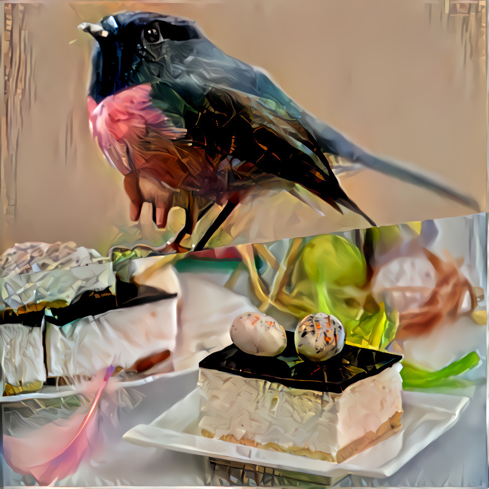 Bird's Milk cake :-) Was exetremely popular in Russia in 1980s-1990s
