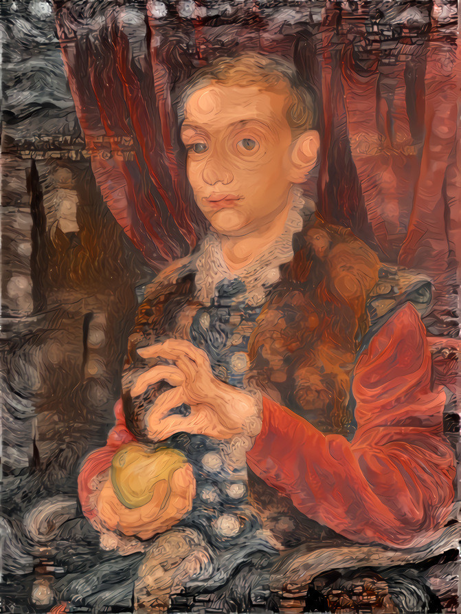 Boy with Apple
