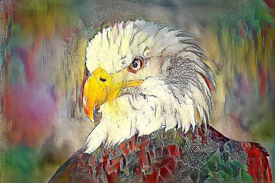 Eagle mosaic