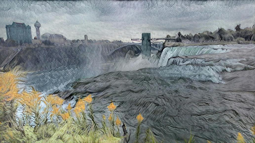 Niagara by Van Gogh