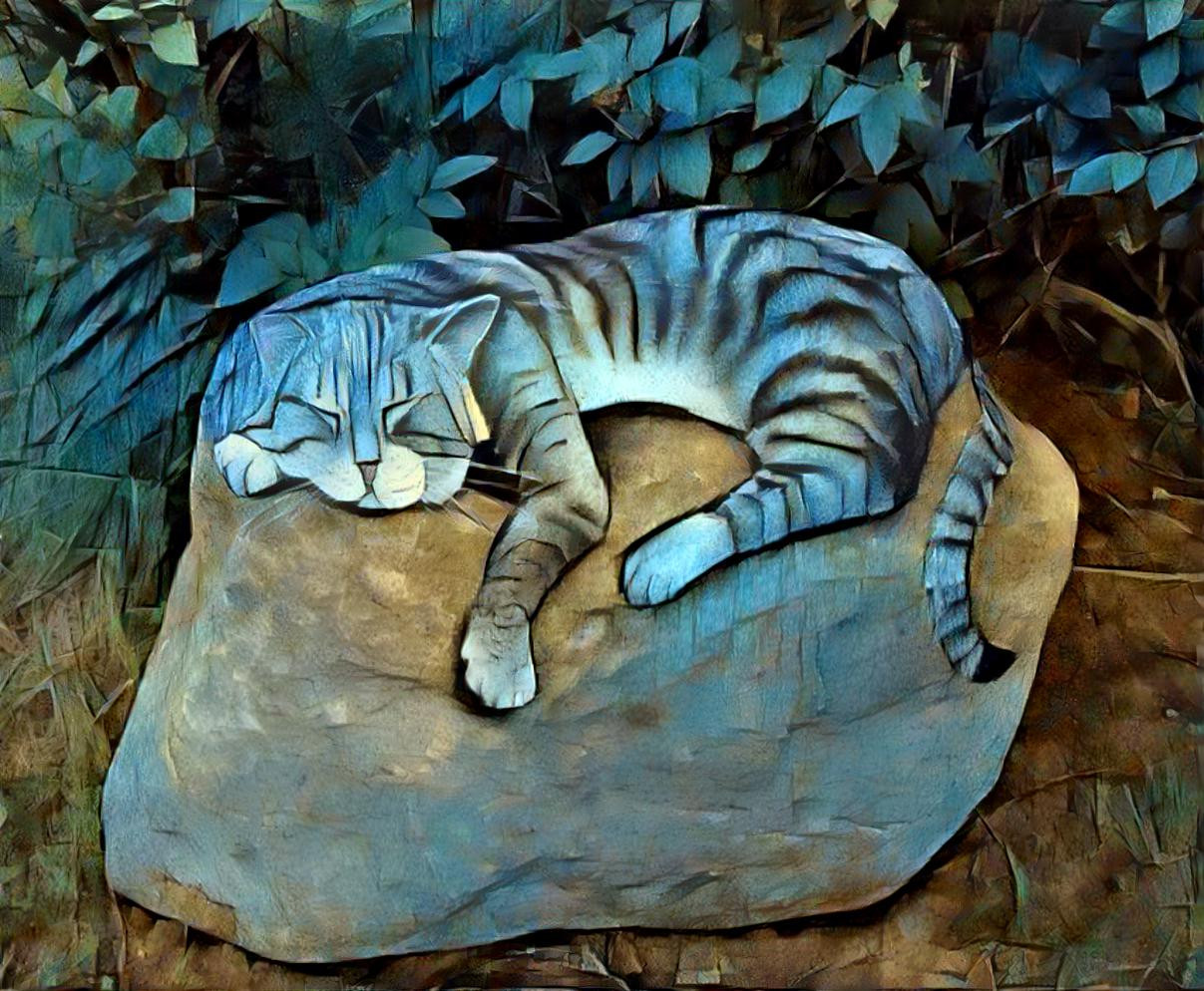 Cat stone