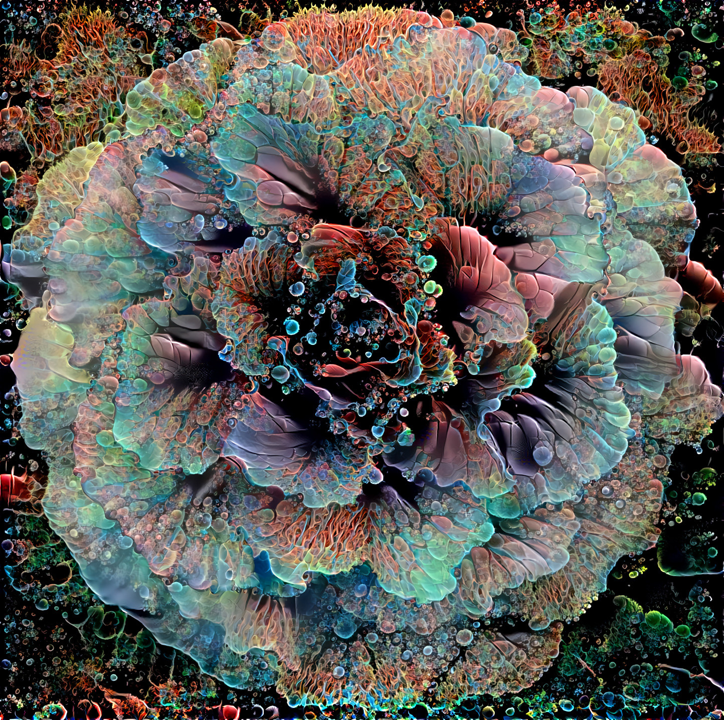 Translucent Cabbage Rose
