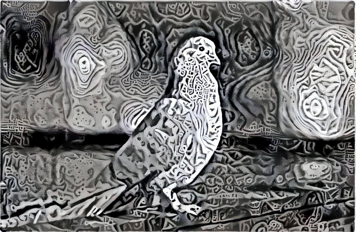 ceramic pigeon