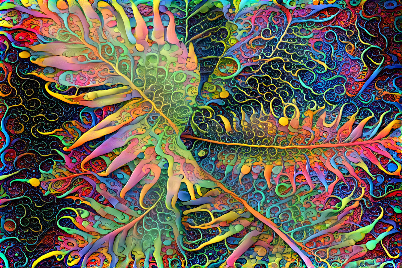 Colorful Ferns