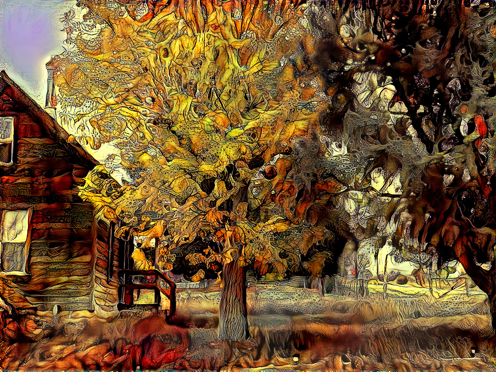 The cottage in Autumn