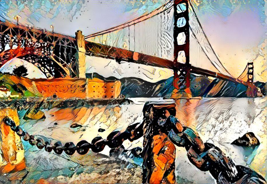 Digital Art by MJI Golden Gate