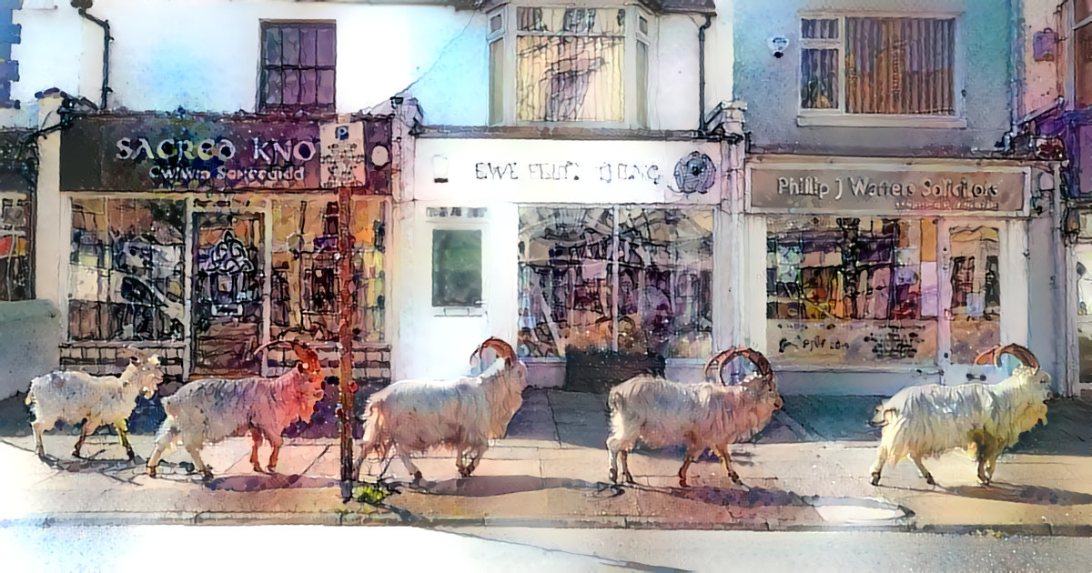 Nature vs. Coronavirus - Part 1: Animals (2/5): Goats in Llandudno, Wales
