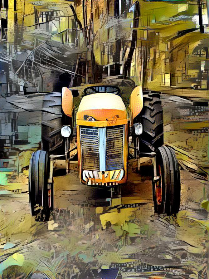 The Angry Tractor - photo by Deb Berk