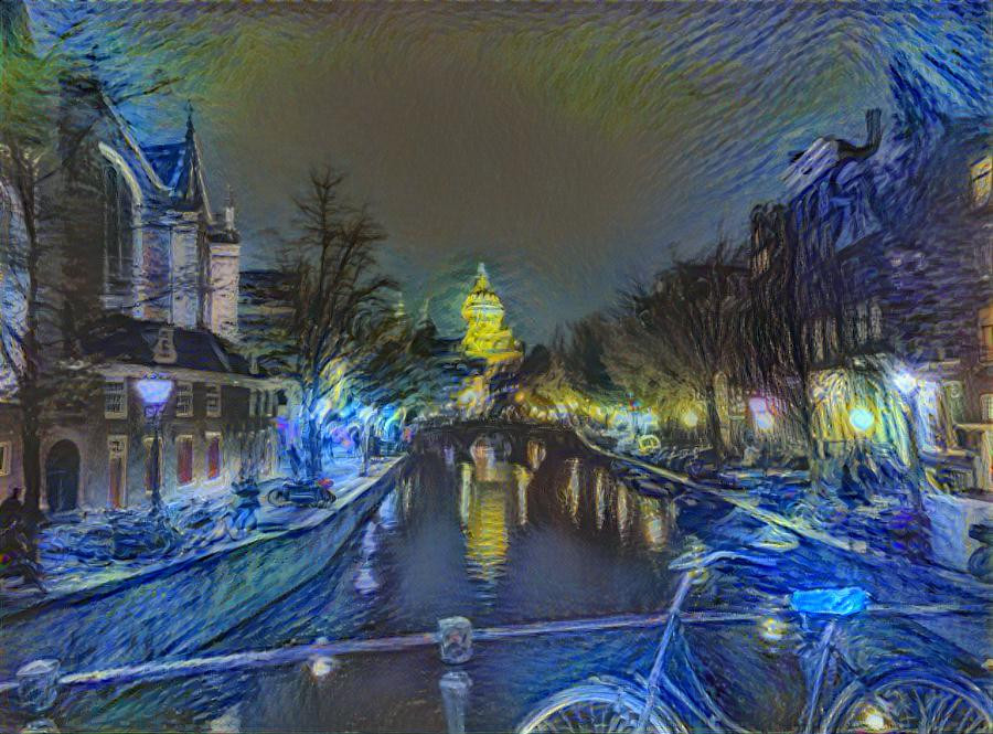 Amsterdam starry night 