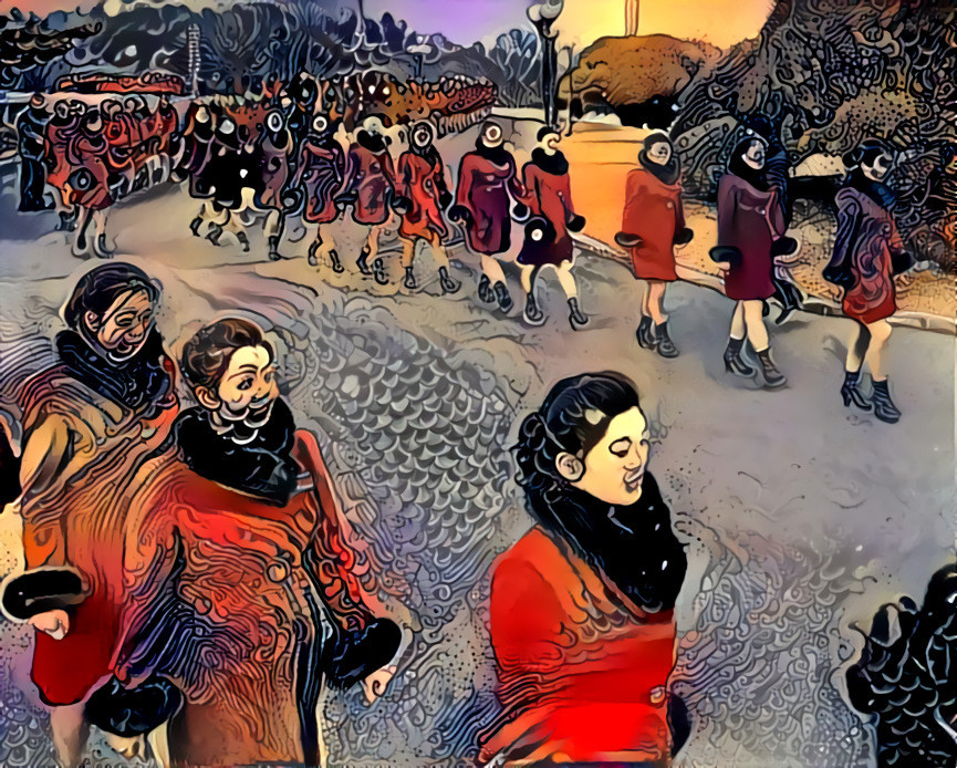 Red Coats In North Korea