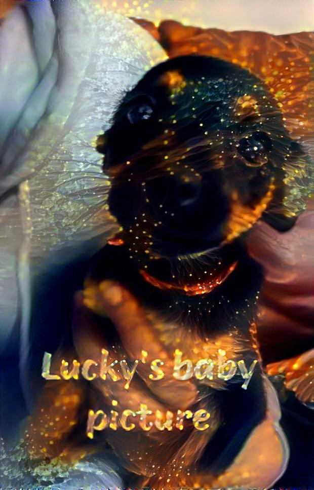 when Lucky was a celestial baby