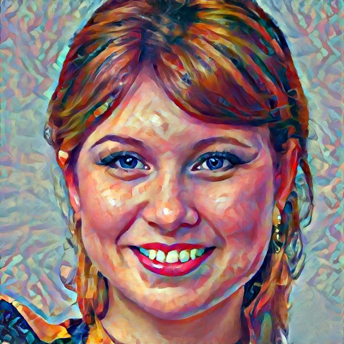 Face created using neural network: https://www.artbreeder.com/taaplari