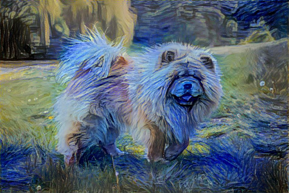 Van Gogh Dog #2