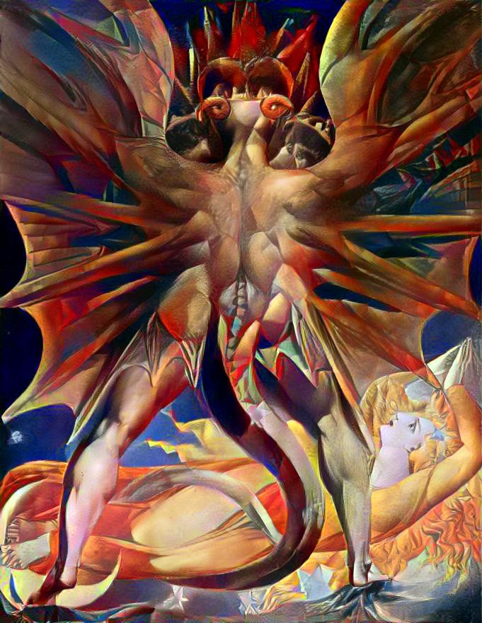 William Blake: The Great Red Dragon